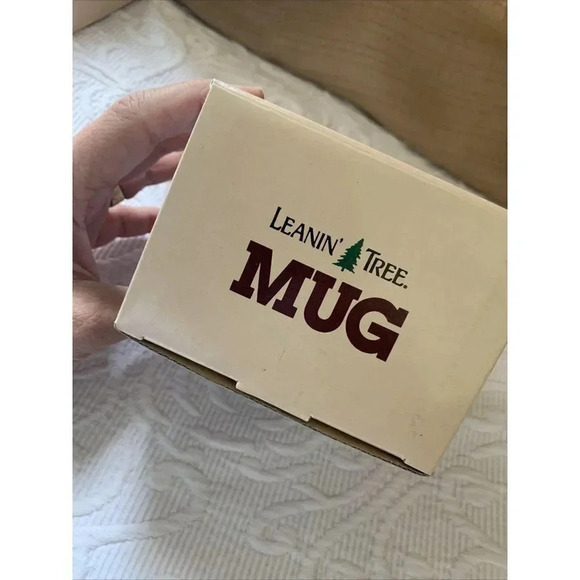 Vintage NEW in Box Eagle Art Ceramic Coffee Mug Leanin Tree Inspirational Quote - Picture 5 of 10